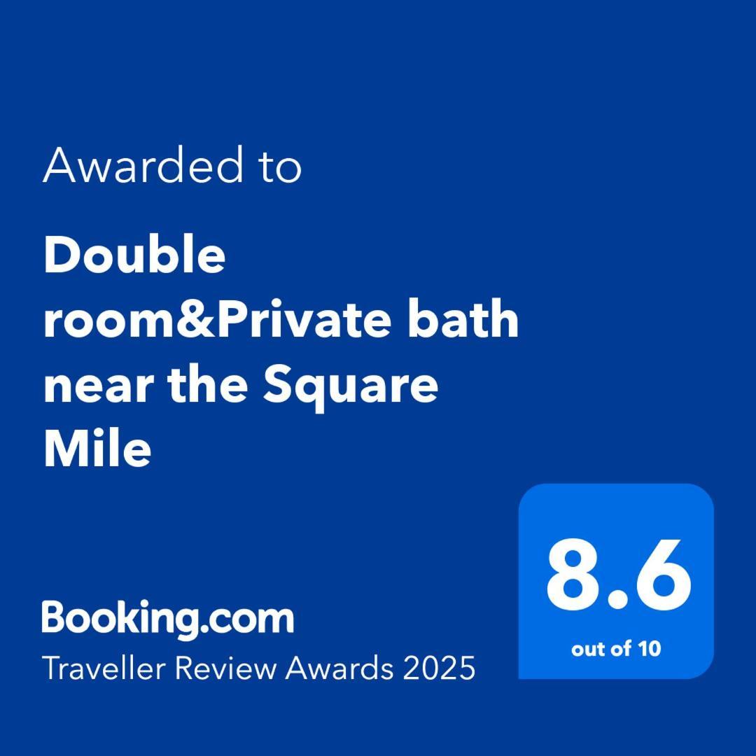 Double Room&Private Bath Near The Square Mile Лондон Экстерьер фото